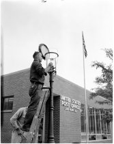 Installing street light